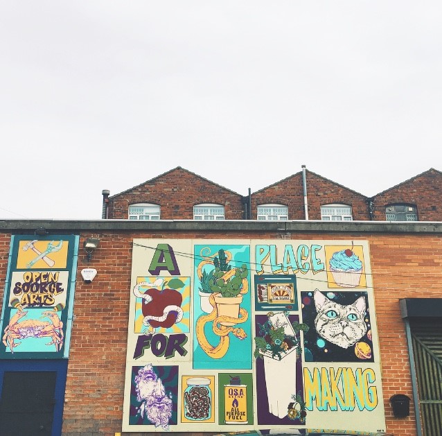 The outside of Open Source Arts in Leeds