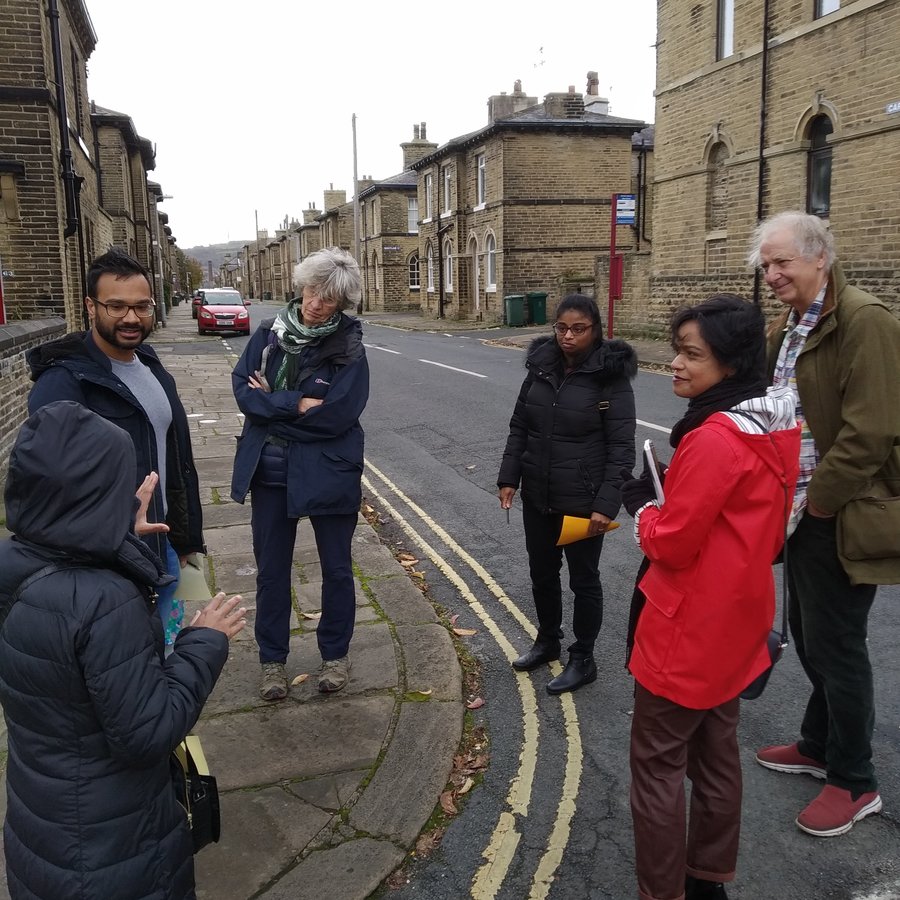 West Yorkshire walk in Saltaire.